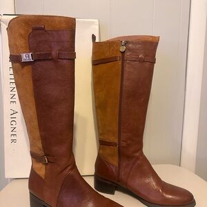 Etienne Aigner "Colton" Riding Boots